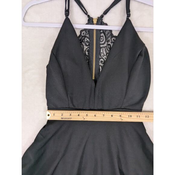 Honey and Rosie Black Party Cocktail Mini Dress Size Small - Picture 7 of 8